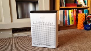 Morento MR5866 Smart Air Purifier being tested by our reviewers